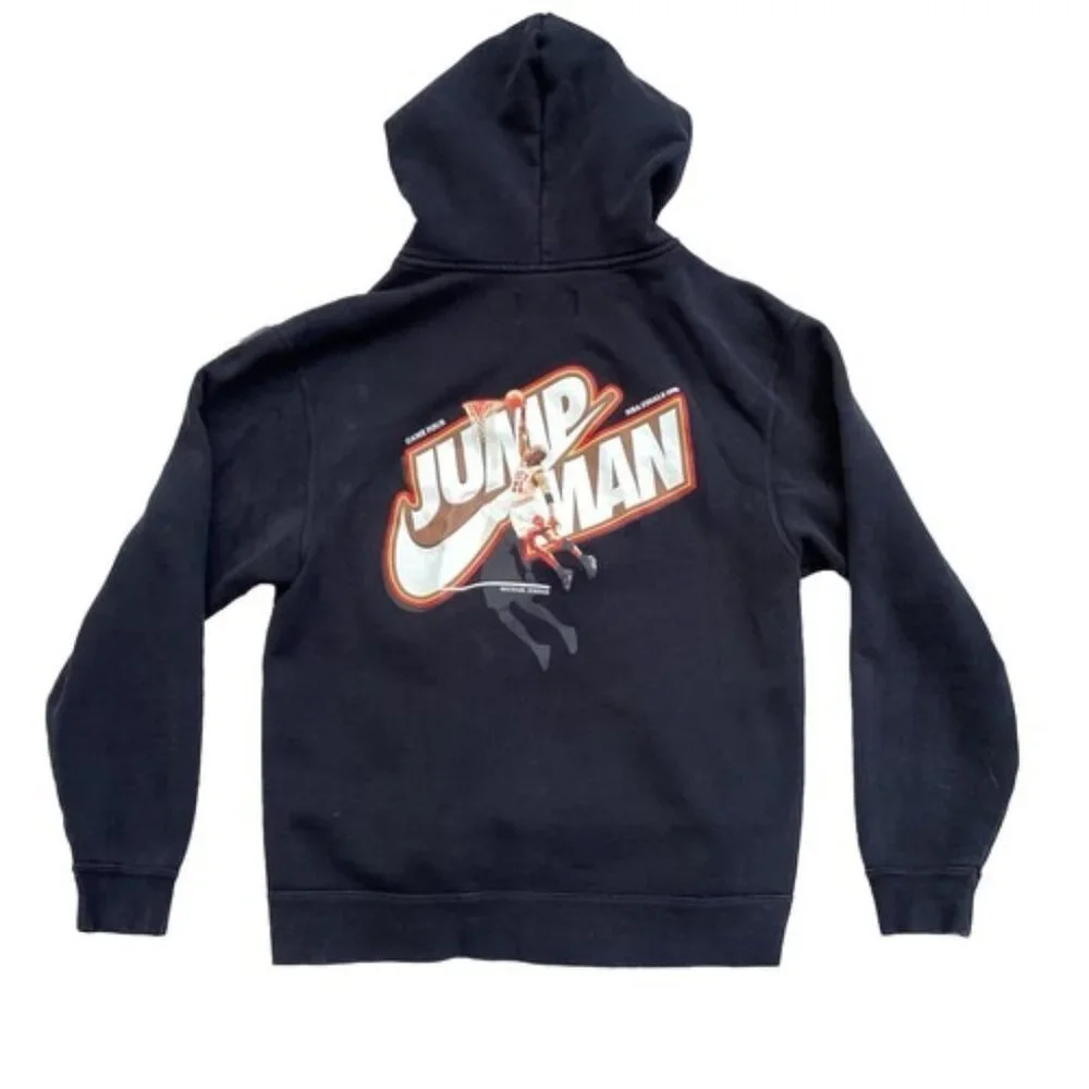 Nike Air Jordan Jumpman Fleece Zip up Hoodie NBA Finals 1998 Game 4 Men's Med - Picture 4 of 6